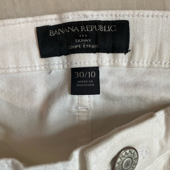Banana Republic White Jeans - Picture 2 of 5